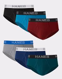 Hanes Men's Multicolored Ultimate Underwear Briefs Pack 6-Pack  | Hanes In Lebanon