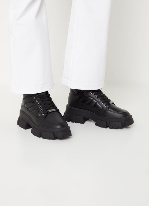 Steve Madden Women's Black Leather Triggers Boots | Steve Madden In Lebanon