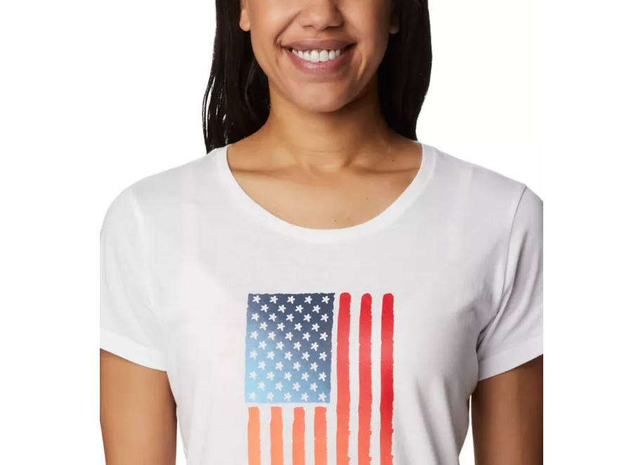 Columbia Women's White Plus Size Daisy Days Graphic Short-Sleeve T-Shirt | Columbia In Lebanon