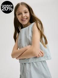 Reserved Girl's Light Green Crop Top | Reserved In Lebanon