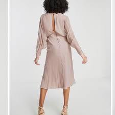 Asos Design Women's Mauve  Dress ANF808