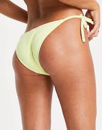 Topshop Women's Lime Green Bikini Bottom  ANF662