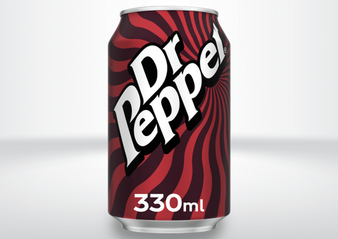 Dr Pepper Can Soda Drink 330ml