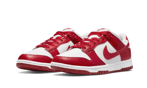 Nike Women's White and Red Dunk Low Next Nature Sneakers | Nike In Lebanon