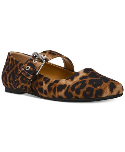 Dolce Vita Women's Multicolor Animal Prented Mellie Buckle Strap Mary Jane Flats  |  Dolce Vita In Lebanon