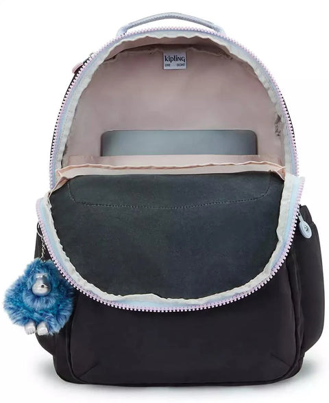 Kipling Seoul Women's True Black Mix Backpack | Kipling In Lebanon