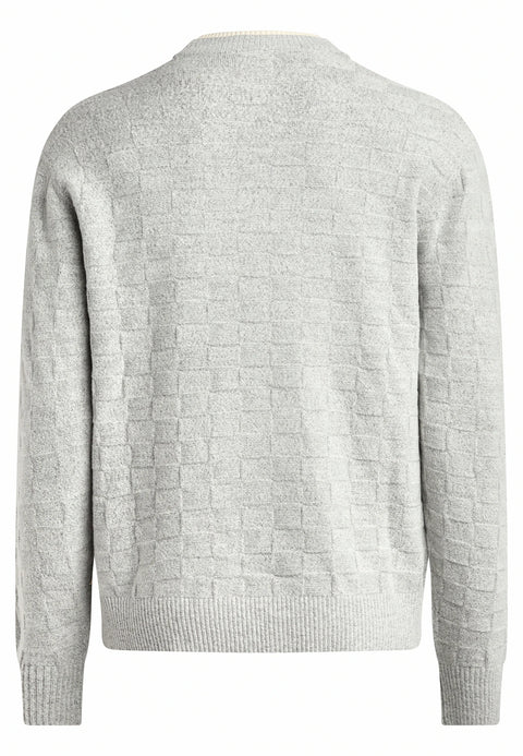 Rebel Refined Men's Light Grey Chase Regular Fit Sweater  | Rebel In Lebanon