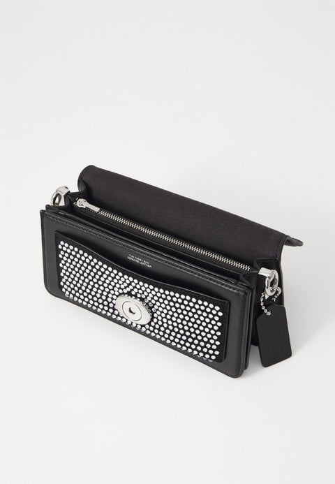 Coach Women's Black Crystal Tabby Small Shoulder Bag |Coach In Lebanon