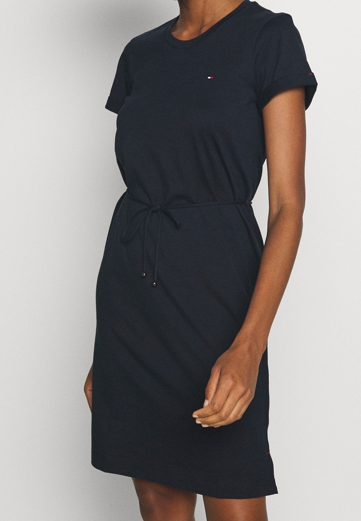 Tommy Hilfiger Women's Navy Ribbed Bodycon Midi  Dress | Tommy Hilfiger in Lebanon