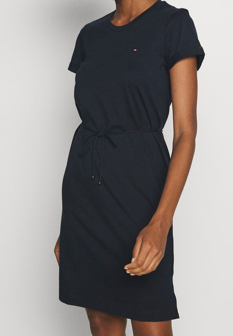 Tommy Hilfiger Women's Navy Ribbed Bodycon Midi  Dress | Tommy Hilfiger in Lebanon