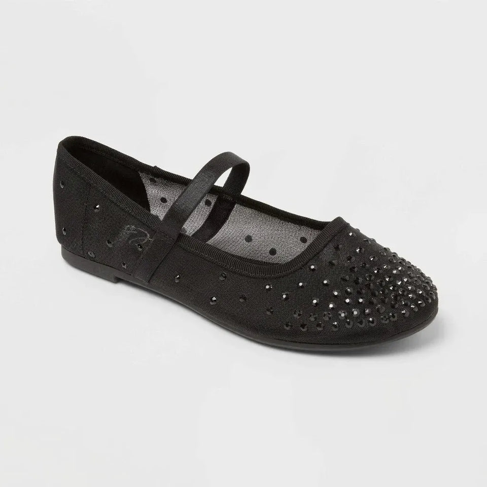 Art Class Girl's Black Sybil Ballet Flat