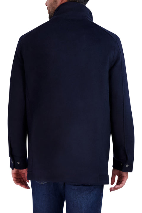 Cole Haan Men's Navy Wool Blend Field Coat|Cole Haan In Lebanon