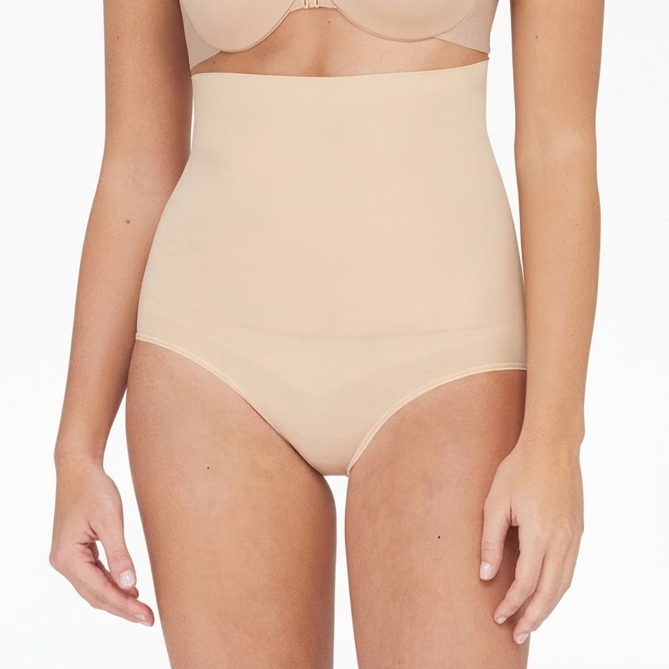 Spanx Women's Beige High-Waisted Shaping Brie Shapewear