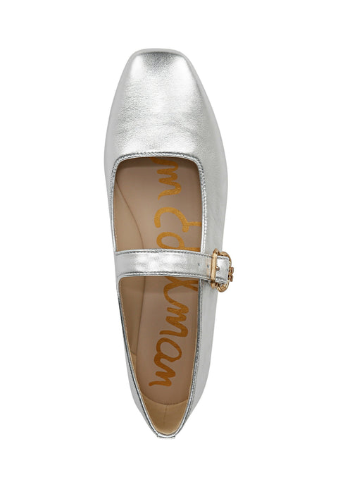 Sam Edelman Women's Silver Michaela Mary Jane Flats | Sam Edelman In Lebanon