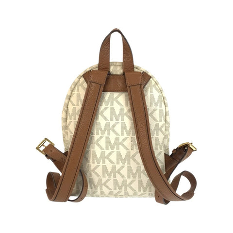 Michael Kors Women's Beige MK Signature Backpack | Michael Kors In Lebanon