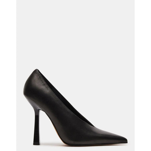 Steve Madden Women's Black Leather Sedona Heels | Steve Madden In Lebanon