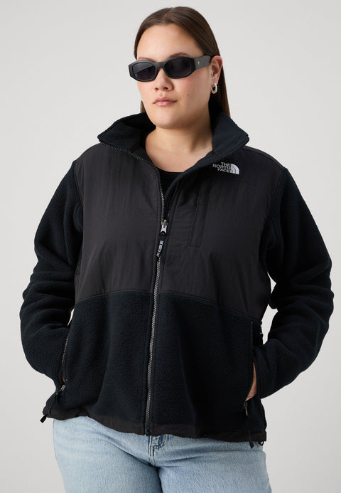 The North Face Women's Black Denali Zip-Front Long-Sleeve Jacket |The North Face In Lebanon