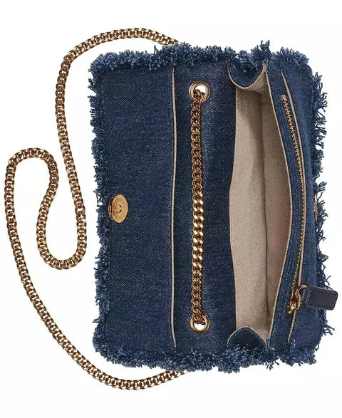 Karl Lagerfeld Paris Women's Blue Kosette Denim Shoulder Bag | Karl Lagerfeld In Lebanon