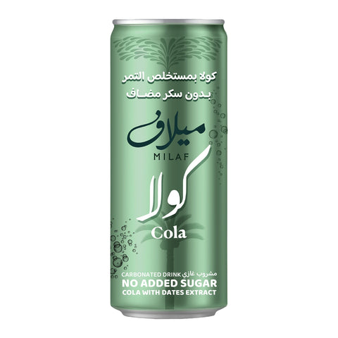 Milaf Cola With Dates Extract Carbonated Drink 240ml | Milaf In Lebanon
