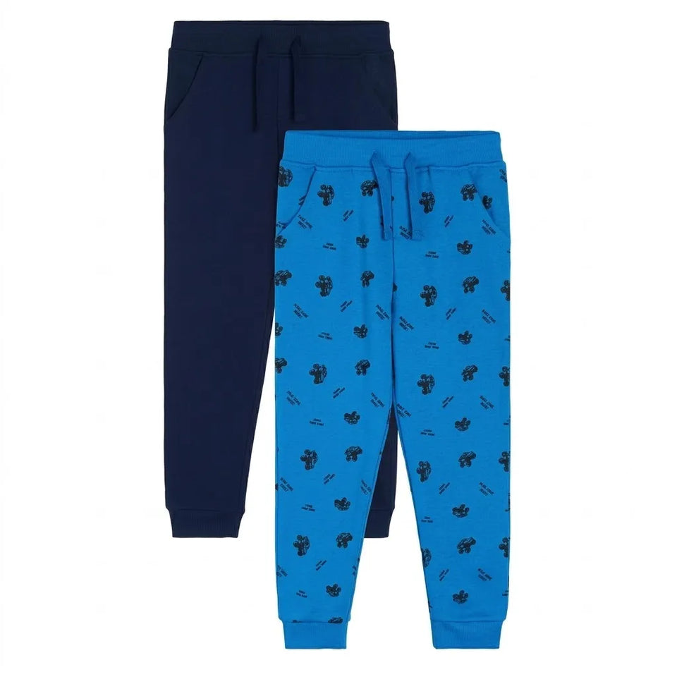Sinsay Boy's Blue & Navy 2 Pack Jogger Sweatpants