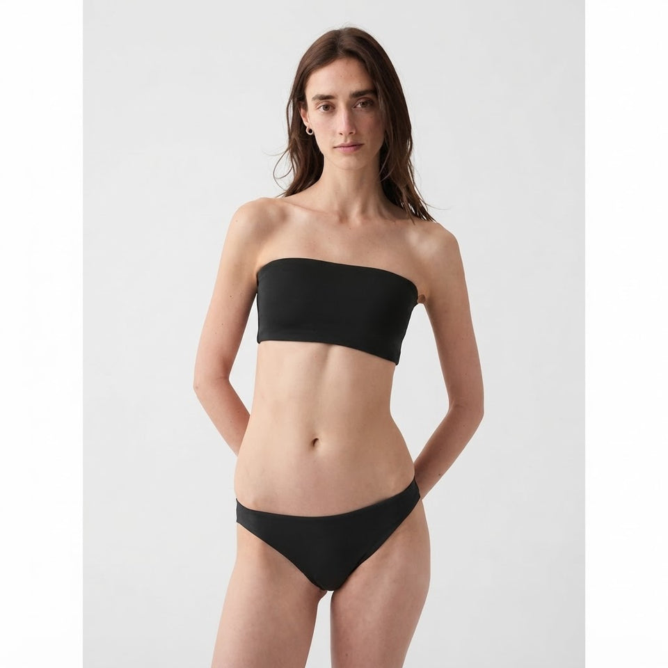 Gap Body Women's Black Classic Strapless Bandeau Bra