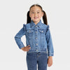 Cat & Jack Girl's Blue Ruffle Denim Jacket | Cat & Jack In Lebanon