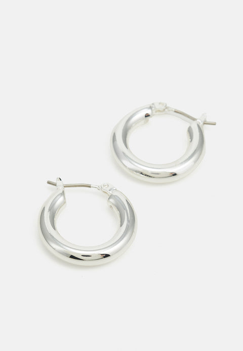 Lauren Ralph Lauren Women's Silver Small Hoops Earrings | Lauren Ralph Lauren In Lebanon