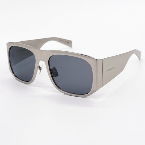 Saint Laurent Men's Silver Square Sunglasses | Saint Laurent In Lebanon