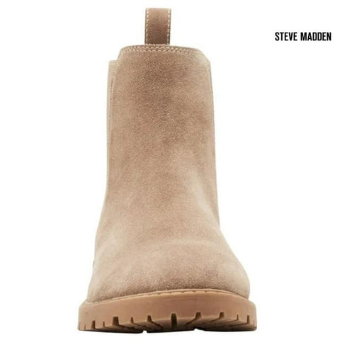 Steve Madden Women's Beige Lorali Leather Gore Boots | Steve Madden In Lebanon