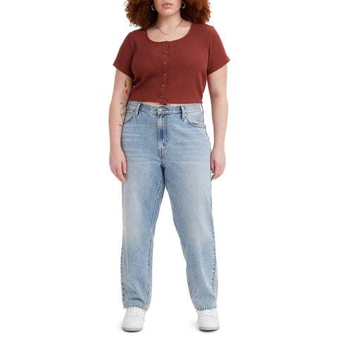 Levi's Women's Light Blue Plus Size 94 Baggy Jeans |Levi's In Lebanon