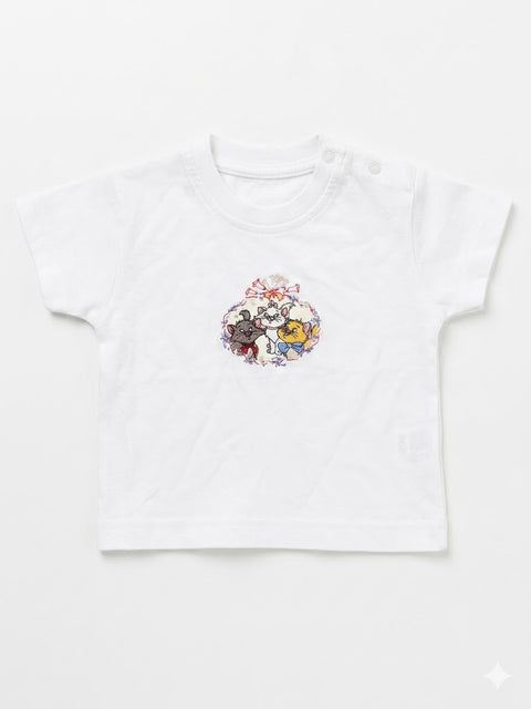 Disney Baby Girl's White  With Graphic Printed T-Shirt   | Disney in Lebanon