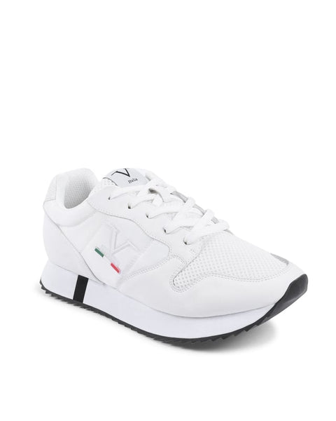 V Italia By Versace Men's White SNK 003 Sneakers | V Italia In Lebanon