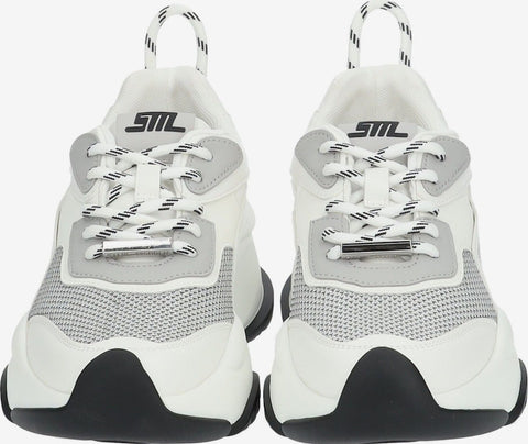 Steve Madden Women's White & Gray Belissimo Sneakers | Steve Madden In Lebanon