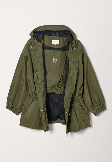 S.Oliver Girl's Olive Green Zippered Jacket |S.Olive in Lebanon