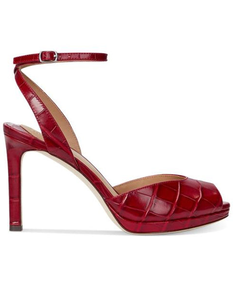 Lauren Ralph Lauren Women's Kyla Dress Sandals - Festive Red