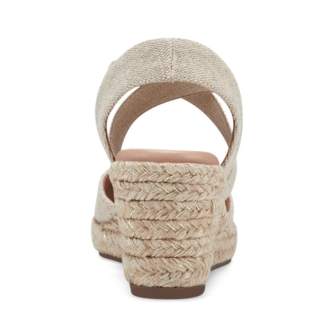 Easy Spirit Women's Beige Meza Espadrille Wedge Sandals | Easy Spirit In Lebanon