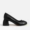 Circus NY by Sam Edelman Women's Black Della Lace-Up Block-Heel Ballet Pumps | Circus NY by Sam Edelman In Lebanon