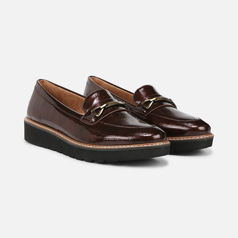 Naturalizer Women's Cinnamon Brown Faux Leather Elin Loafer | Naturalizer In Lebanon