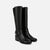 Naturalizer Women's Black Rena  High Block Heel Riding Boots