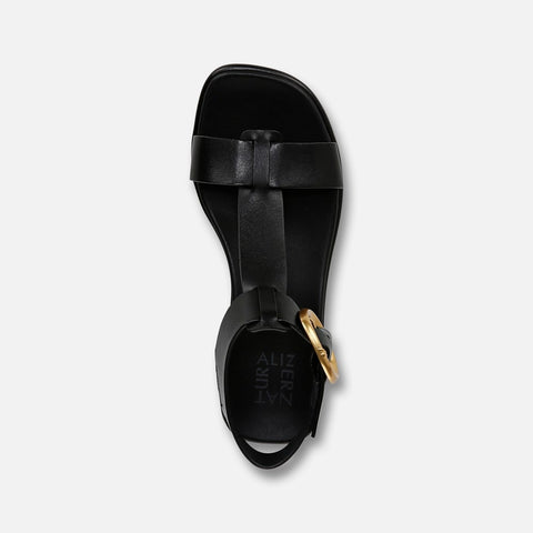 Naturalizer Women's Black Leather Brandy Sandals | Naturalizer In Lebanon