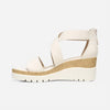 Soul Naturalizer Women's Off White Goodtimes Wedge Heeled Sandals | Soul Naturalizer In Lebanon