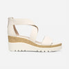 Soul Naturalizer Women's Off White Goodtimes Wedge Heeled Sandals | Soul Naturalizer In Lebanon