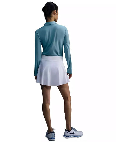 Nike Women's Blue Dri-FIT Victory Long-Sleeve Golf Polo Blouse|Nike In Lebanon