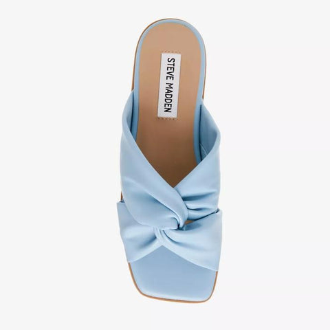 Steve Madden Women's Sky Blue Hooray Flat Sandals | Steve Madden In Lebanon