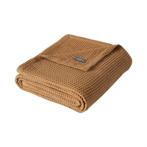 Eddie Bauer Brown King Solid Waffle Brown Twin Blanket|Eddie Bauer In Lebanon