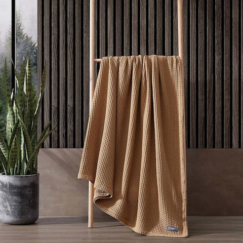 Eddie Bauer Brown King Solid Waffle Brown Twin Blanket|Eddie Bauer In Lebanon
