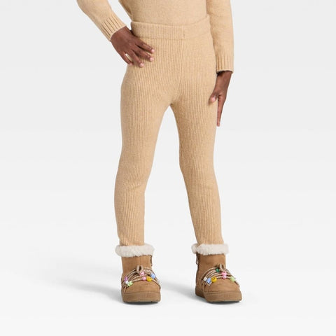 Cat & Jack Girl's Beige Pack Of 2pcs Sweater Top and Bottom Set | Cat & Jack In Lebanon