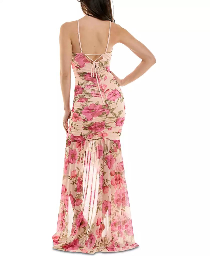 Katia Rae Women’s Floral Ruched High-Low Mermaid Dress | Katia Rae in Lebanon