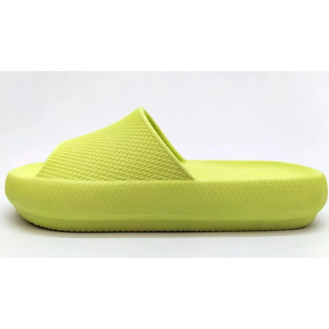 32 Degrees Cool Women's Yellow Cushion Slide Shower Slipper | 32 Degrees In Lebanon
