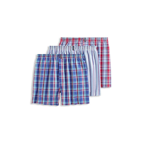 Jockey Men's Multicolor Classics Full Cut Woven Boxers | Jockey In Lebanon